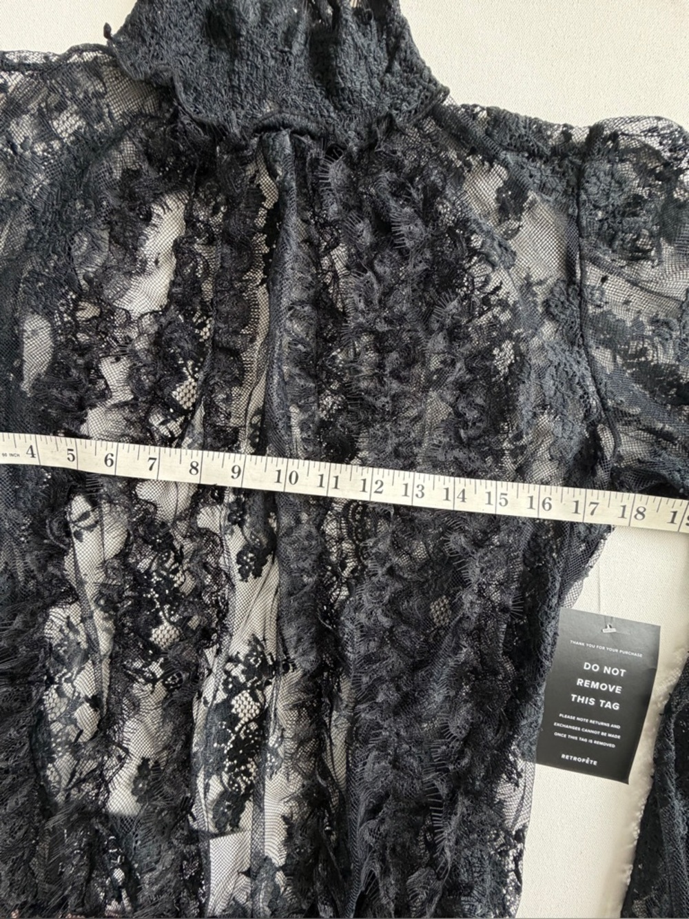 NWT RETROFÊTE YSOLDE LACE DRESS size S - Picture 12 of 16